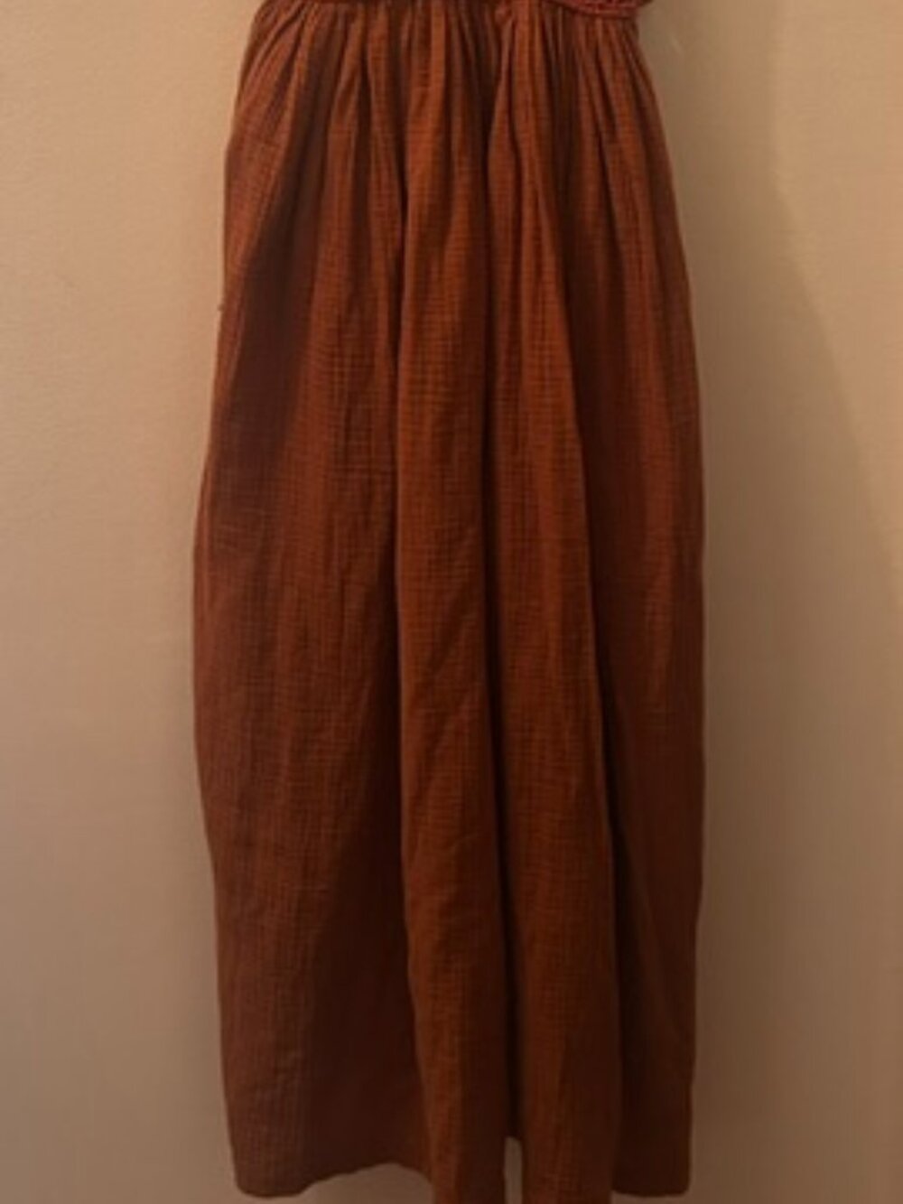Anthropologie x Tach Soleil Crochet Backless Tie Netting Crochet Top Maxi Dress - Picture 10 of 16